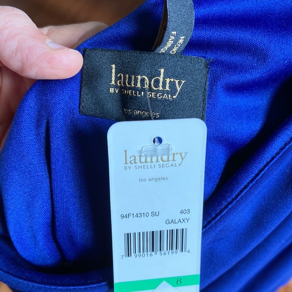 Jewel blue Laundry dress NWT size 8 - Picture 5 of 5